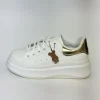 Sneakersy CL-801 - White/Gold