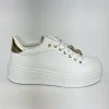 Sneakersy B1071 - White/Gold