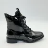 Botki SA3125-1 - Black PU