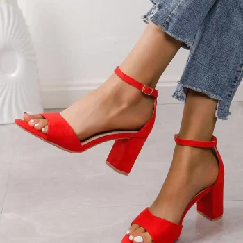 Czółenka TU277 - Red