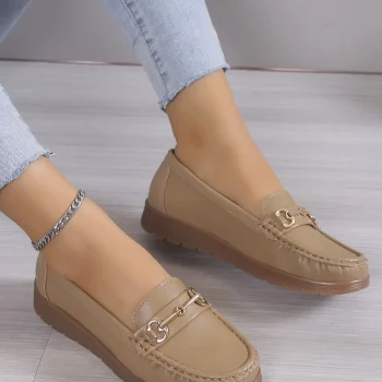 Mokasyny GS68 - Khaki