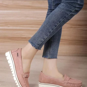 Mokasyny GS55 - Khaki