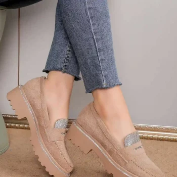 Mokasyny LL330 - Khaki